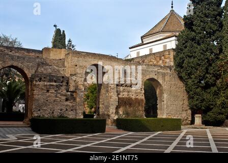 Alcázar de Sevilla (Real Alcázar de Sevilla), España Foto de stock