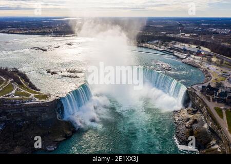 Horseshoe Falls, Niagara Falls, Ontario, Canadá Foto de stock