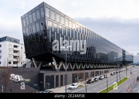 Centro de oficinas del Grupo FUNKE Medien, Essen, Ruhr Area, Renania del Norte-Westfalia, Alemania, Europa Foto de stock