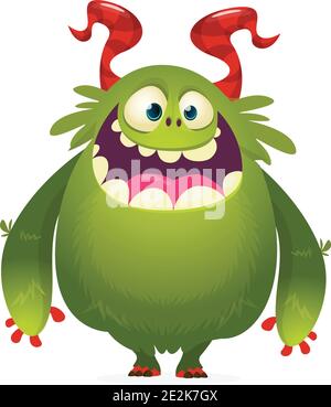 Triste ogro Emoji. Goblin emoción dolorosa aislados. Green Monster troll  face Imagen Vector de stock - Alamy