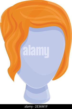 Icono de peluca de evento. Dibujos animados de evento icono de vector de  peluca para diseño web aislado sobre fondo blanco Imagen Vector de stock -  Alamy