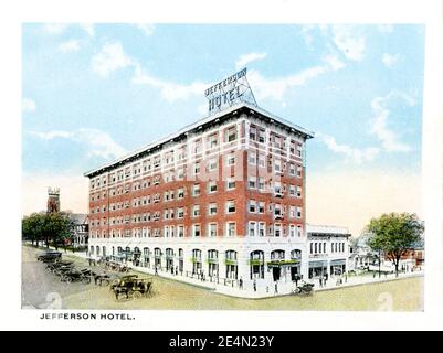 Columbia Carolina del Sur 1918 - Jefferson Hotel. Foto de stock