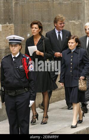 L-R) Princess Caroline of Hanover, Prince Ernst August of Hanover ...