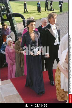 L-R) Princess Caroline of Hanover, Prince Ernst August of Hanover ...