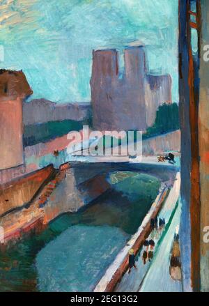 La mirada de Notre-Dame en la tarde por Henri Matisse, 1902. Albright Knox Art Gallery en Nueva York, Estados Unidos