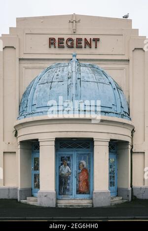 The Regent Cinema, Deal, Kent, Reino Unido. Actualmente no se utiliza. Un grupo comunitario está haciendo campaña para la re0pening. Foto de stock