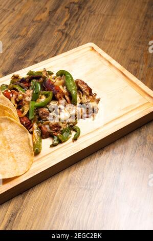 Tacos de chistorra con queso. Concepto de comida tradicional mexicana  Fotografía de stock - Alamy