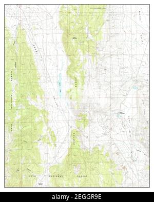 Benton Hot Springs, California, MAP 1986, 1:24000, Estados Unidos de América por Timeless Maps, data U.S. Geological Survey Foto de stock