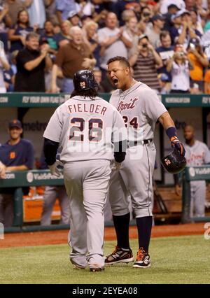 Detroit Tigers infielder Prince Fielder (28) during game against the New  York Yankees at Yankee Stadium in Bronx, New York; April 28, 2012. Tigers  defeated Yankees 7-5. (AP Photo/Tomasso DeRosa Stock Photo - Alamy