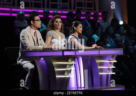 Horacio Villalobos Y Ninel Conde Son Vistos Durante La Grabacion De La Gala 8th De Mira Quien Bala Para Atelenovela Especial El 3 De Noviembre De 2013 Foto De Alberto E Tamargo Sipa