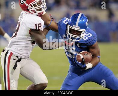 Georgia Bulldogs Bacarri Rambo (18) in action during a game against the  Tennessee Volunteers on September 29, 2012 at Williams-Brice Stadium in  Athens, Georgia. Georgia beat Tennessee 51-44.(AP Photo / Don Kelly