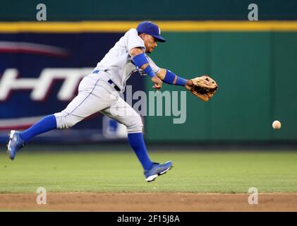 Los Angeles Dodgers shortstop Rafael Furcal, left, and center fielder  Andruw Jones collide as they chas a ball hit for a single by Atlanta  Braves' Brian McCann in the fifth inning of