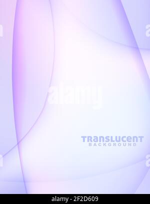 Fondo violeta azul claro abstracto con formas translúcidas. Papel tapiz gráfico vectorial mínimo Ilustración del Vector