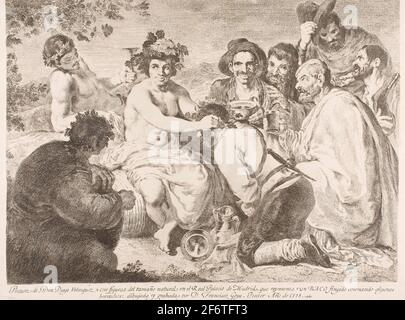 Autor: Francisco Jos de Goya y Lucientes. Los borrachos - 1778 - Francisco Jos de Goya y Lucientes (español, 1746-1828) después de Diego Velzquez