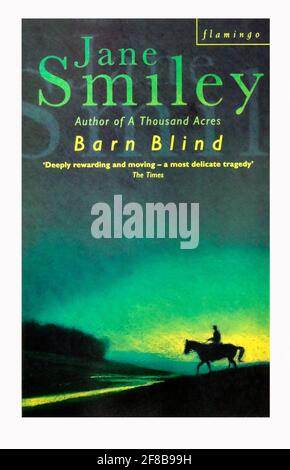Portada del libro 'Barn Blind' de Jane Smiley. Foto de stock