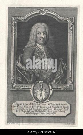 Münchhausen, Gerlach Adolf Freiherr von Draftsman: Diehl, J. M.Stech: Rößler, Michael