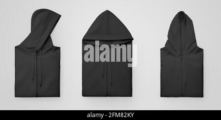 Plantilla de sudadera negra en blanco para un hombre con jeans azules,  jaspeado moderno para una presentación de diseño. Sudadera de mockup  aislada sobre fondo blanco Fotografía de stock - Alamy