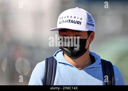 Barcelona, España. 08th de mayo de 2021. Yuki Tsunoda (JPN) AlphaTauri. Gran Premio de España, sábado 8th de mayo de 2021. Barcelona, España. Crédito: James Moy/Alamy Live News Foto de stock