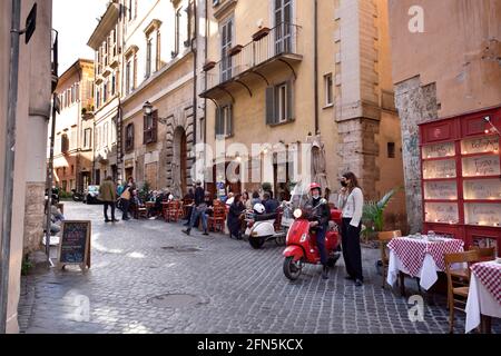 Via del Governo Vecchio, Roma, Italia Foto de stock