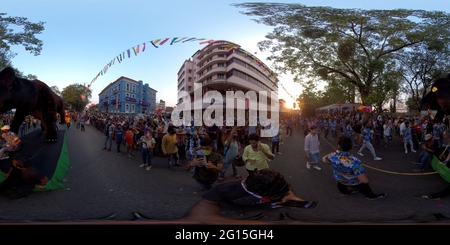 Vista panorámica en 360 grados de Viva Carnaval, Goa 2021