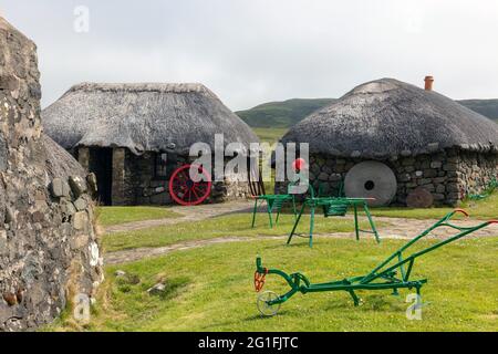 Museo Skye de Island Life, Kilmuir, Isla de Skye, Escocia, Gran Bretaña, Reino Unido Foto de stock