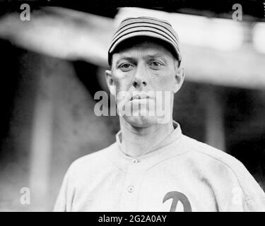 John Wesley 'Jack' Coombs, Philadelphia Athletics, 1914. Foto de stock