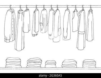 Ilustración vectorial de caricatura de percha de ropa aislada Imagen Vector  de stock - Alamy