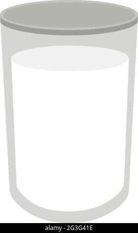 Vaso de leche - una ilustración de dibujos animados de un vaso de leche  Imagen Vector de stock - Alamy
