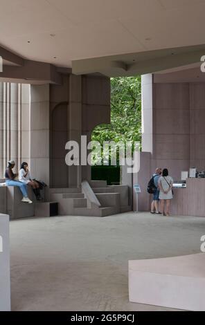 Serpentine Pavillion 2021 Diseñado por estudio arquitectónico de contraespacio, Londres, Reino Unido