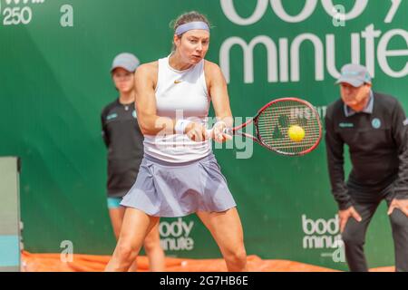 Torneio De Tênis Suíço 16 Final De Lausanne 2021 Wta 250 Imagem de Stock  Editorial - Imagem de exterior, raquete: 224421074