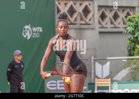 Torneio De Tênis Suíço 16 Final De Lausanne 2021 Wta 250 Imagem de Stock  Editorial - Imagem de exterior, raquete: 224421074