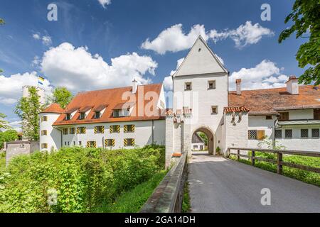 Alemania, Baviera, Allgäu, Mindelheim, Mindelburg castillo Foto de stock