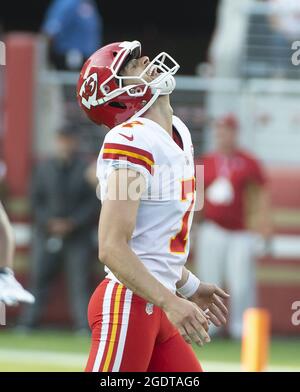 Kansas City Chiefs confirma ausencia del pateador Harrison Butker contra  Los Angeles Chargers