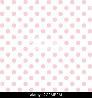 Puntos rosa sobre fondo blanco Imagen Vector de stock - Alamy