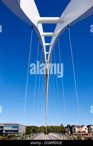 Puente de infinito, Stockton on Tees Foto de stock