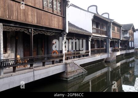 Yuehe Hotel, Nanhu Qu, Jiaxing Shi, Zhejiang Sheng, en Jiaxing, China Foto de stock