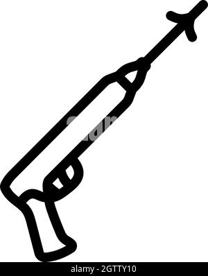Icono de pistola de pesca Imagen Vector de stock - Alamy