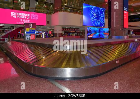 Nevada USA 04-09-21 Esta es la zona de reclamo de equipaje de la aerolínea  Spirit 9 ubicada en la Terminal N° 1 del Aeropuerto Internacional McCarran  de Las Vegas Fotografía de stock - Alamy