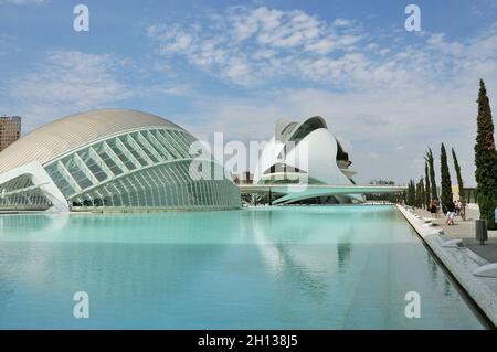 L'Hemisferic Planetarium, Ciudad de las Artes y las Ciencias, Valencia, Comunidad Valenciana, España