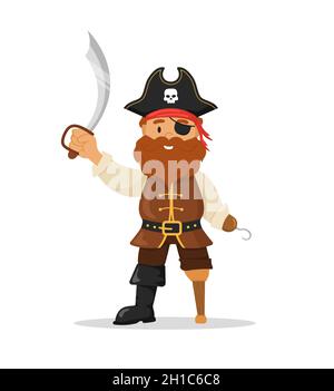 Accesorios piratas Imágenes vectoriales de stock - Alamy