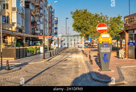 Canakkale Turquia 2019 Estátua Cavalo Tróia Canakkale Uma Manhã Verão —  Fotografia de Stock Editorial © Cavan #412911062