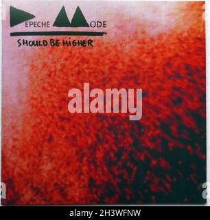 Vintage vinilo discográfico - Depeche Mode - Música para las masas - D -  1987 Fotografía de stock - Alamy