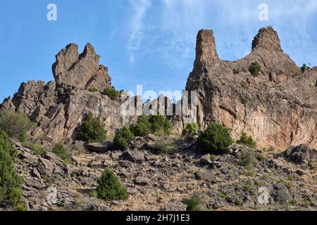 Cuchillos de Arcos. Sierra de Javalambre. Teruel, Aragón. España. Foto de stock