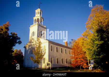 Old First Church, Bennington, Vermont, Estados Unidos Foto de stock