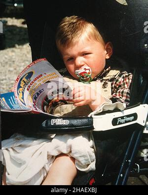 Max Verstappen (Ned), retrato durante el campeonato europeo de Karting en 1997 - Foto: Jacky Foulatier / DPPI