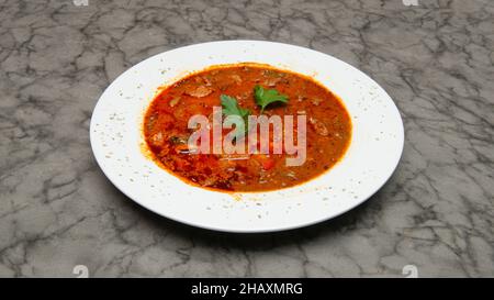 Guiso de cordero comida turca Foto de stock