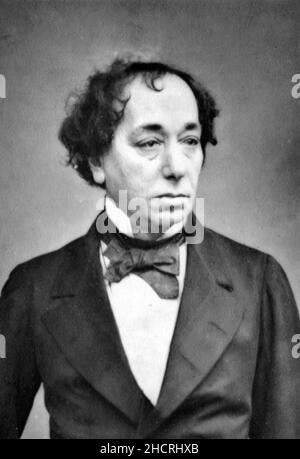 Benjamin Disraeli, Primer Ministro de Gran Bretaña Foto de stock
