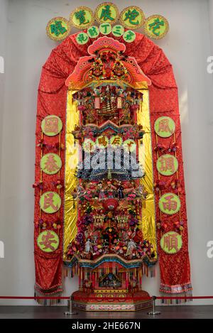 Muestra de Fa Pau - placa floral tradicional china de papel para eventos de celebración