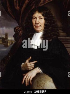 Samuel van Hoogstraten - portret van Mattheus van den Broucke (1620-1685)