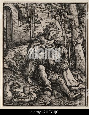 Samson y Delilah 1519 Hans Burgkmair (alemán, 1473-1531)